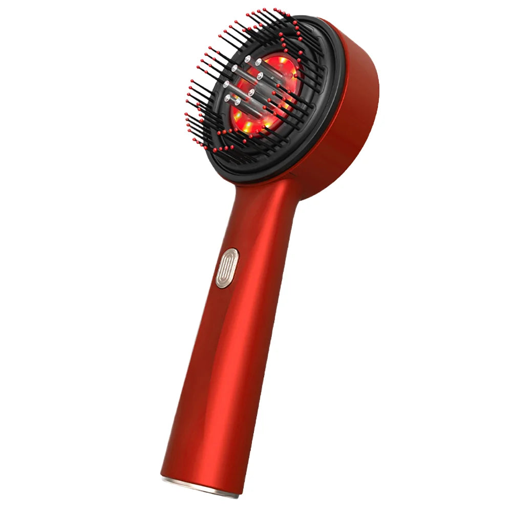 Massaggiatore per Cuoio Capelluto con Applicatore di Olio 2-in-1 – Spazzola per la Crescita dei Capelli