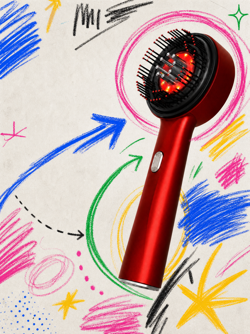 Spazzola per la Crescita dei Capelli