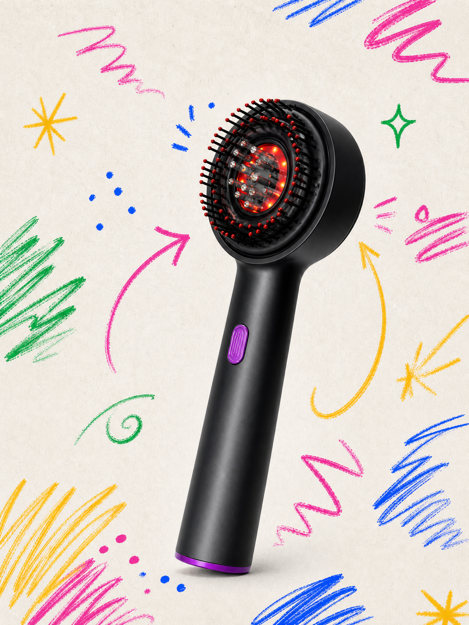 Spazzola per la Crescita dei Capelli