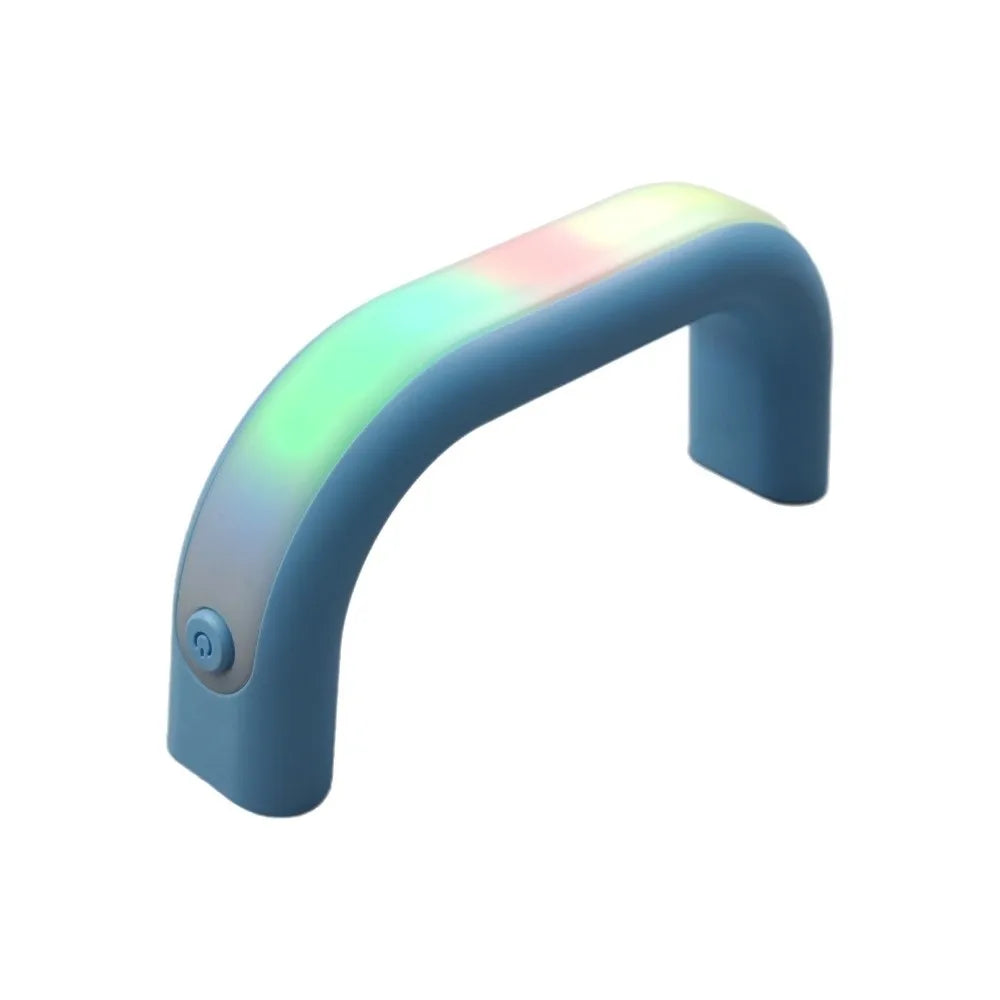 Creative Colorful Light Luminous Water Cup Handle Reusable ABS LED Light-Up Bottle Handle Waterproof Led Light Cup Grip Bar