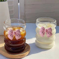 Bicchiere con Fiocco Rosa