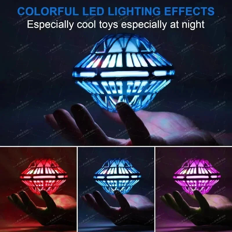 Flying Orb Ball – Drone Spinner Boomerang Volante con Luci LED Interattivo