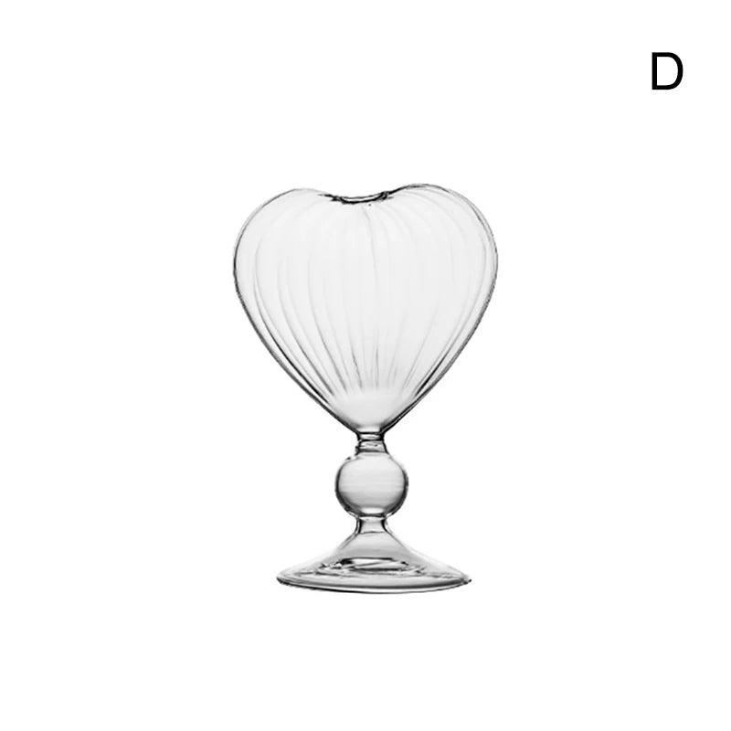 Bicchiere a Cuore in Vetro