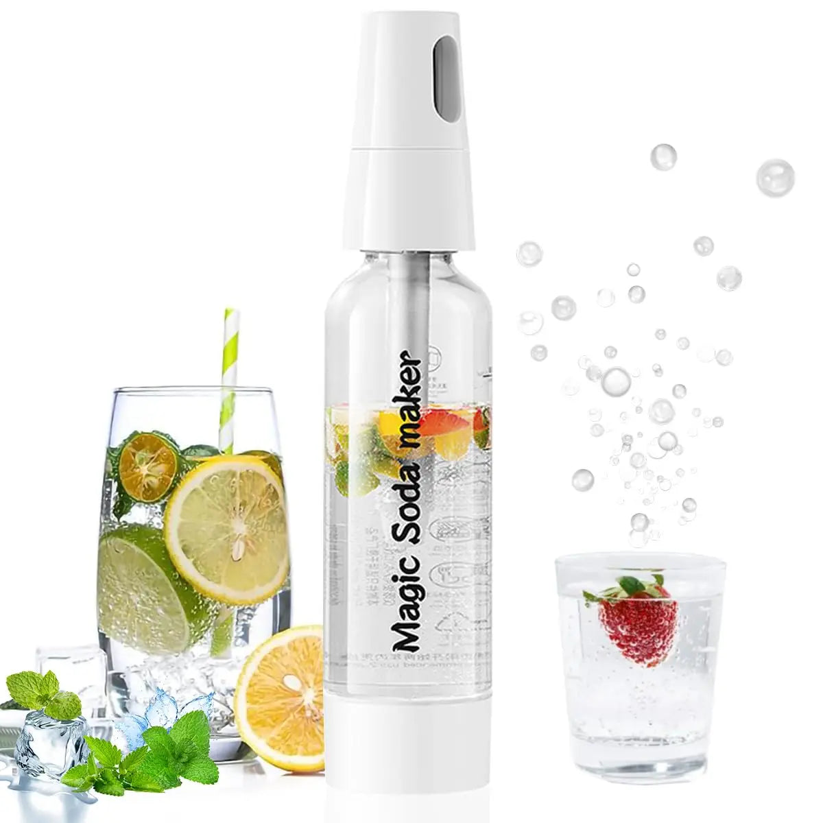 Gasatore d'Acqua Domestico Portatile – Macchina per Acqua Frizzante e Soda