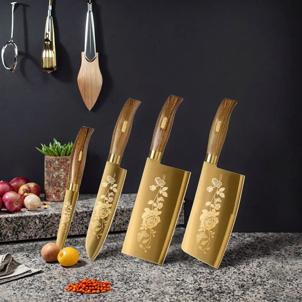 Set di Coltelli da Cucina Golden Rose