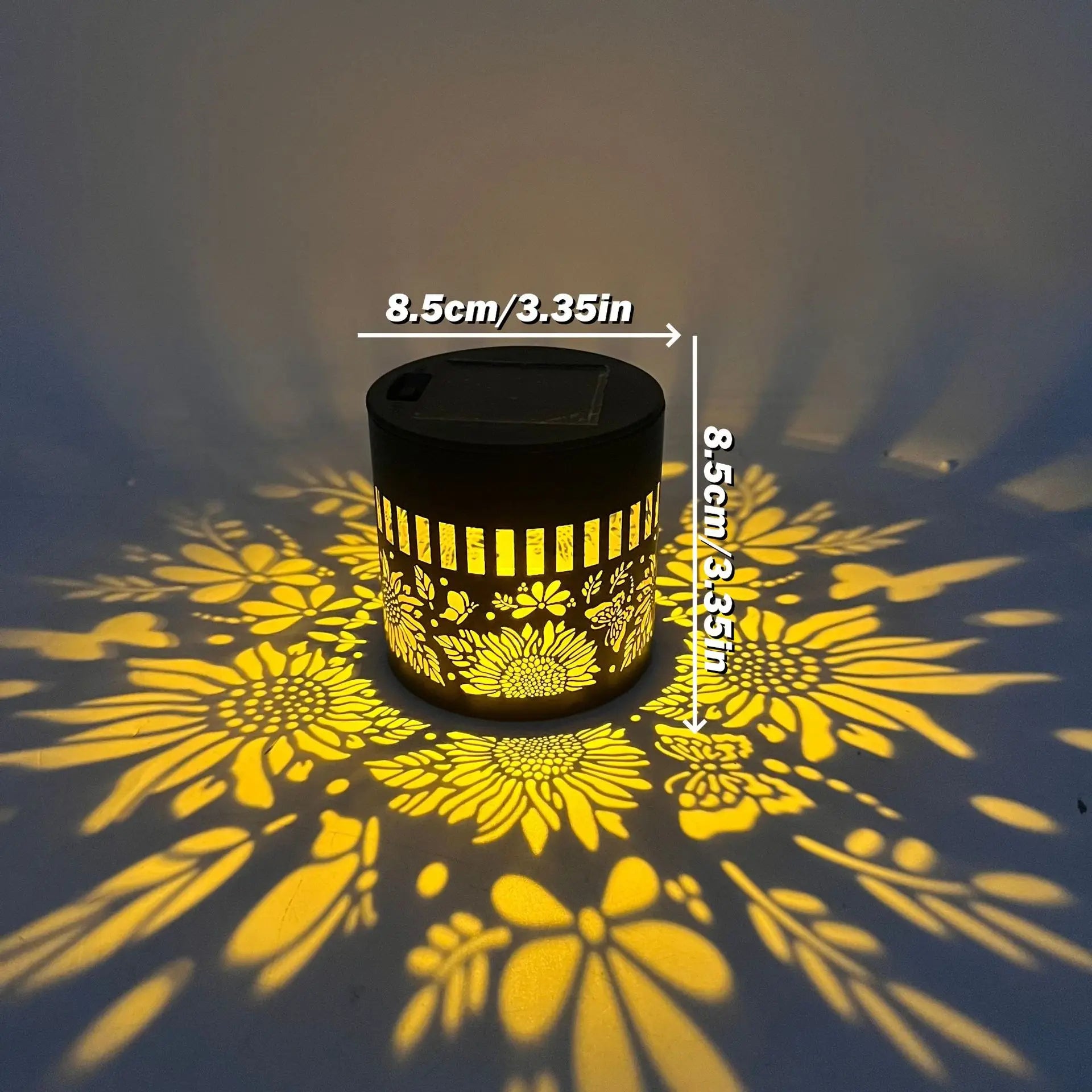 Lampada Solare da Parete Effetto Mandala