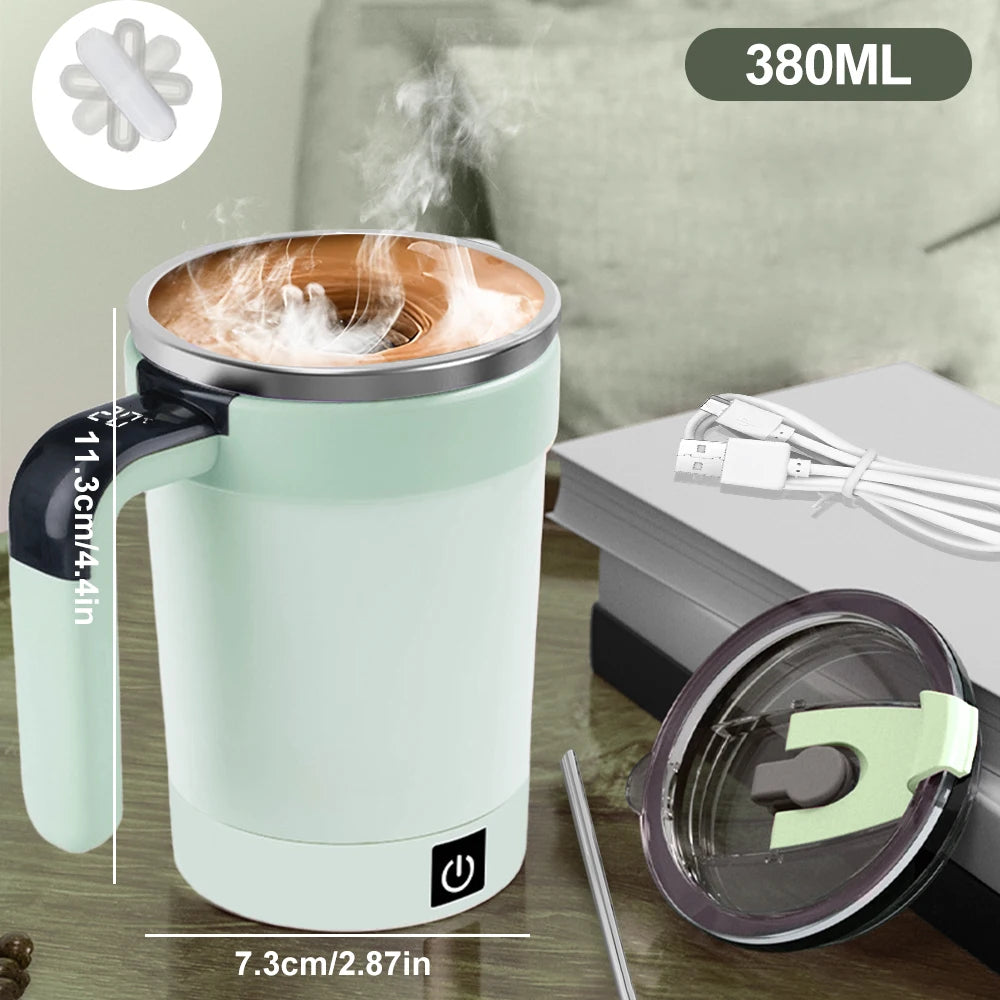 Tazza Auto-Agitante Magnetica 380ml – Tazza Elettrica Ricaricabile
