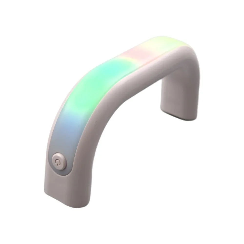 Creative Colorful Light Luminous Water Cup Handle Reusable ABS LED Light-Up Bottle Handle Waterproof Led Light Cup Grip Bar