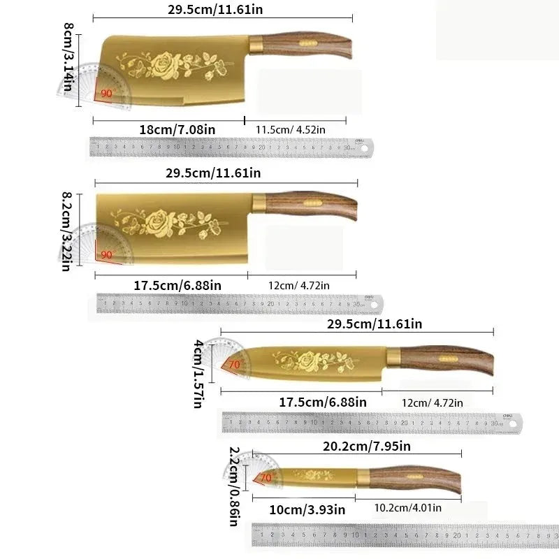 Set di Coltelli da Cucina Golden Rose