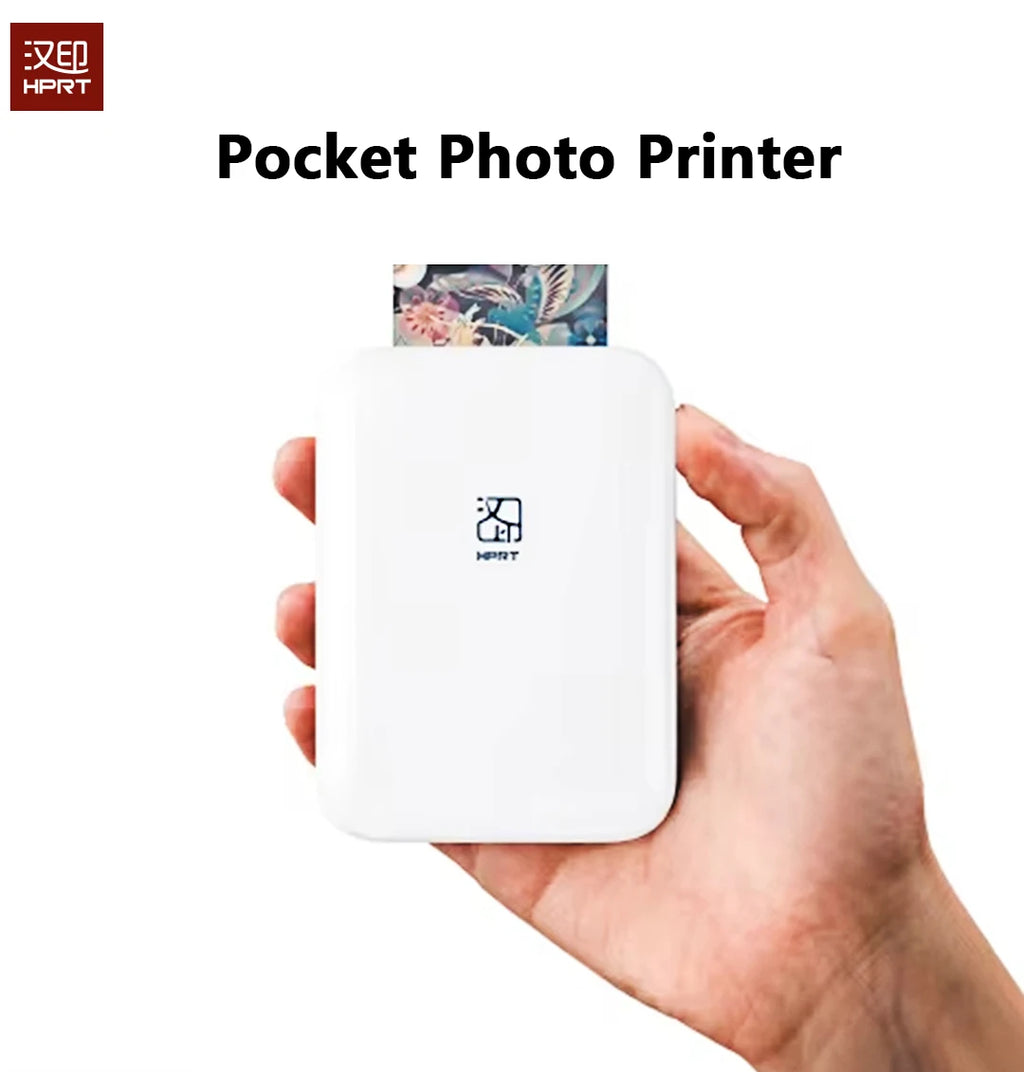 Stampante Fotografica Portatile Mini – Stampante Termica a Colori Bluetooth per Smartphone