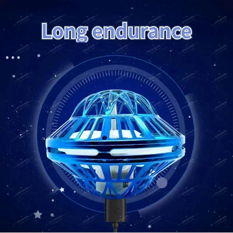 Flying Orb Ball – Drone Spinner Boomerang Volante con Luci LED Interattivo