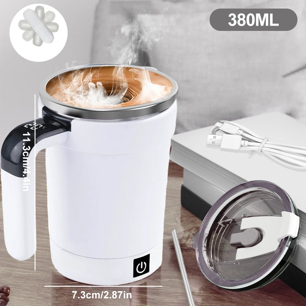 Tazza Auto-Agitante Magnetica 380ml – Tazza Elettrica Ricaricabile