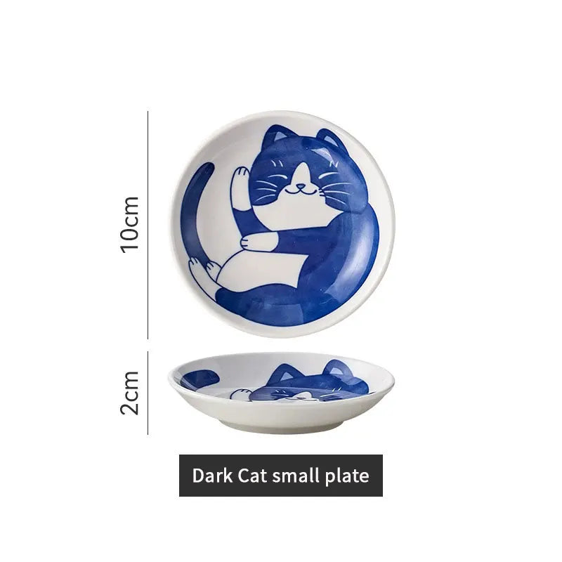 Piattino in Ceramica Gatto Giapponese