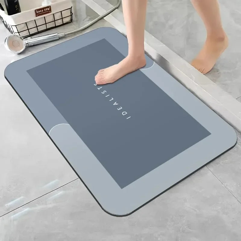Tappeto Bagno Pietra Diatomite Assorbente