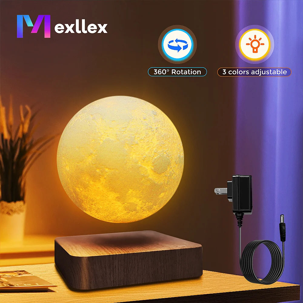 Lampada Luna a Levitazione Magnetica
