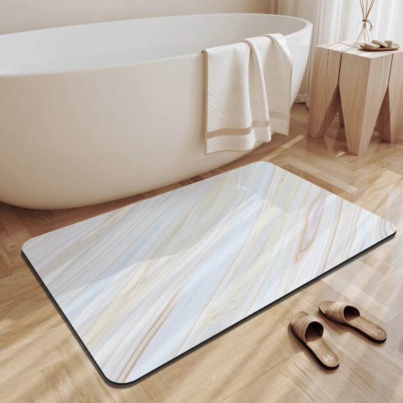 Tappeto Bagno Pietra Diatomite Marmo ZAY™