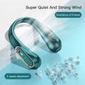Ventilatore da Collo Portatile  – Mini Raffrescatore USB con Display Digitale