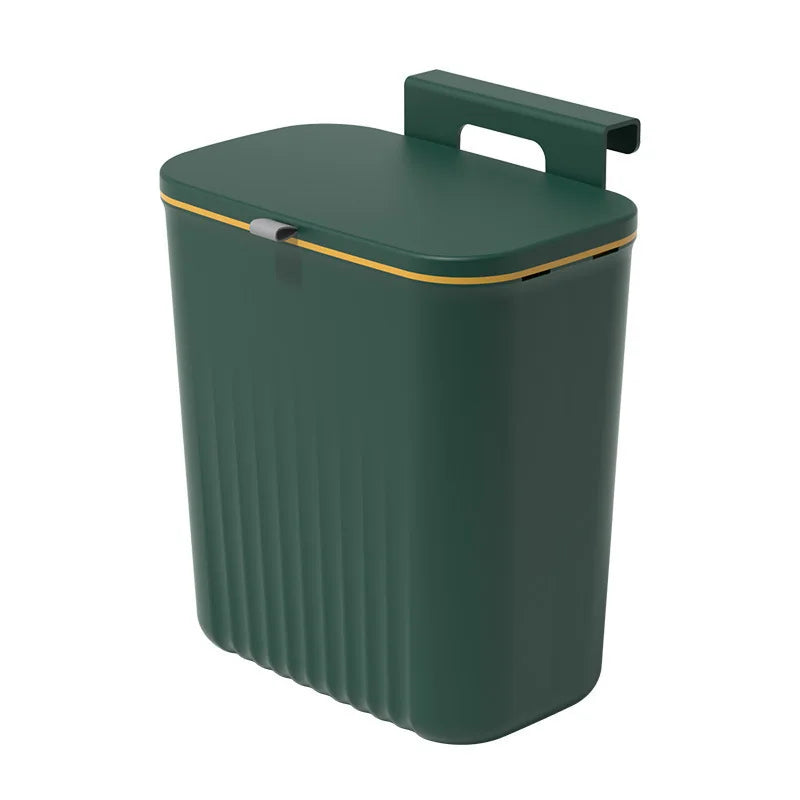 Pattumiera Sospesa Minimalista - Verde Salvia- Bianco Nordico- Grigio chiaro