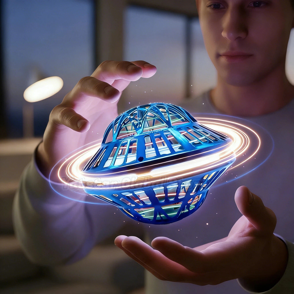 Flying Orb Ball – Drone Spinner Boomerang Volante con Luci LED Interattivo