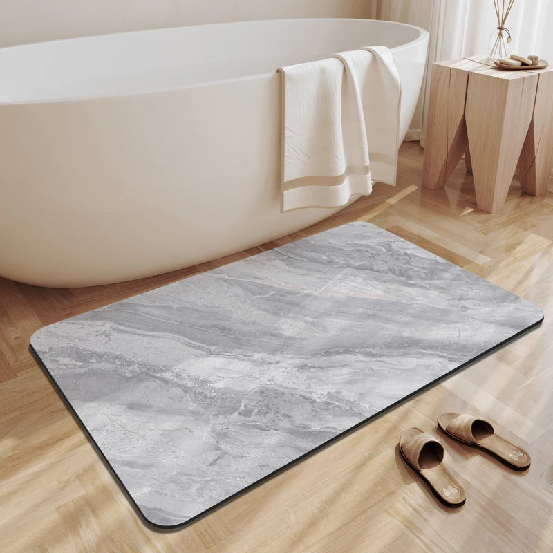 Tappeto Bagno Pietra Diatomite Marmo ZAY™